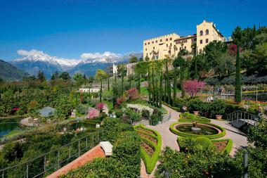 Gärten von Schloss Trauttmansdorff in Meran Gärten von Schloss Trauttmansdorff in Meran